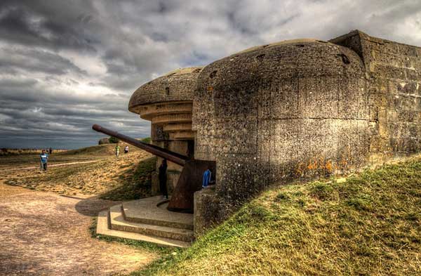 Batería alemana en Longues-sur-Mer